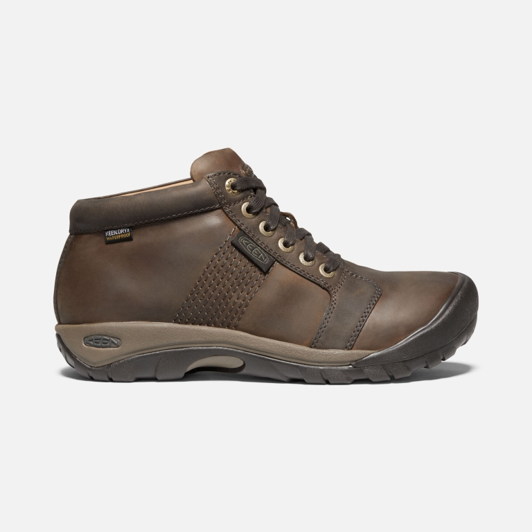 Keen Austin Waterproof Boots - Men's Chocolate Brown Boots